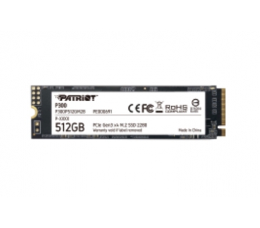 SSD Type M.2 M.2 - 512Gb - Patriot P300 1700/1200Mo/s - M.2 NVME PCI 3.0 x2 - Patriot