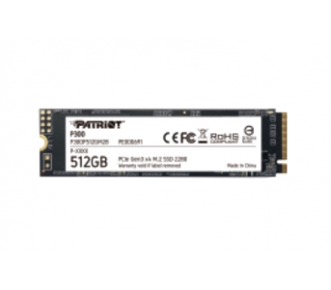 M.2 - 512Gb - Patriot P300 1700/1200Mo/s - M.2 NVME PCI 3.0 x2 - Patriot