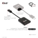 Club3D DP 1.4 TO 2 DISPLAYPORT 1.4 SUPPORTS UPTO 2 4K60HZ - USB POWERED