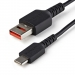 3ft USB-A to USB-C Secure Charging Cable - Startech
