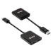 Club3D DP 1.4 TO 1 DISPLAYPORT and 1 HDMI SUPPORTS UP TO 2*4K60HZ - USB POWERED