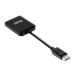 Club3D DP 1.4 TO 1 DISPLAYPORT and 1 HDMI SUPPORTS UP TO 2*4K60HZ - USB POWERED