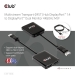 Club3D DP 1.4 TO 1 DISPLAYPORT and 1 HDMI SUPPORTS UP TO 2*4K60HZ - USB POWERED