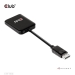Club3D DP 1.4 TO 1 DISPLAYPORT and 1 HDMI SUPPORTS UP TO 2*4K60HZ - USB POWERED