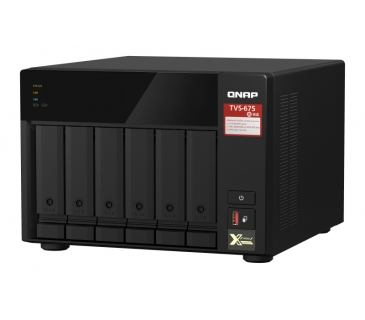 Nas Storage Qnap TVS-675-8G 6 Bay 2.5 GHZ 8C/8T 8GB DDR4 - Qnap