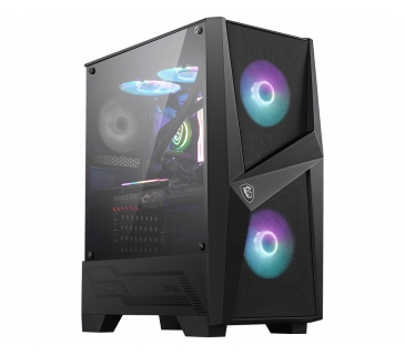Boîtier Msi Midi MAG Forge 100R (B/Tempered Glas/RGB Fan) - Msi