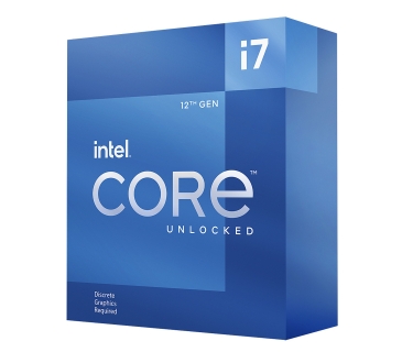 Processeur Intel s1700 12xxx - 12 Core 8/4 20 Threads - I7 12700KF 5.00GHZ - No GPU Inside - Intel