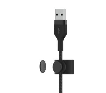 Câble USB BELKIN Boost Charge USB-A to LTG Braided Silicon 3M Black - Belkin