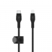 BELKIN Boost Charge USB-C to LTG Braided Silicon 3M Black - Belkin