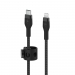 BELKIN Boost Charge USB-C to LTG Braided Silicon 3M Black - Belkin
