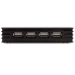 7 Port Black USB 2.0 Hub - Startech