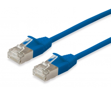 Câble Réseau Cat6 Patchcable Cat6A S/FTP 2xRJ45 20.00m Blue (SSTP) Slim - Equip