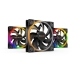 Be Quiet RGB Light Wings PWM - 3 x 140mm - Triple Pack - Bequiet - BL078 - Be Quiet