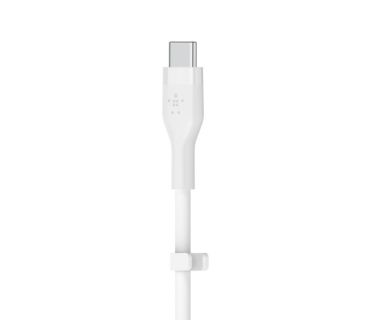 Câble USB BELKIN Boost Charge USB-C to USB-C 2.0 Silicon 1M White - Belkin