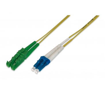 Cable Réseaux Optique Fiber Optic Patch Cord5 METER E2000-LC SM 8 APC