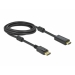 DELOCK DisplayPort 1.2 HDMI Cable 4K 60Hz 3m aktiv Black