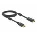 DELOCK DisplayPort 1.2 HDMI Cable 4K 60Hz 2,0m aktiv