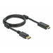 DELOCK DisplayPort 1.2 HDMI Cable 4K 60Hz 1,0m aktiv