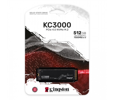 SSD Type M.2 M.2 - 512Gb - KC3000 PCIe 4.0 NVMe M.2 SSD - Kingston