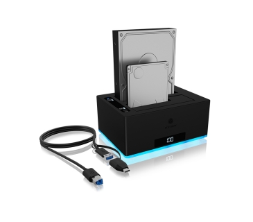 Docking Disque Dur Icy Box Docking Clonstation IcyBox 2,5 3,5 SATA, USB3.0 TypeA - Icy Box