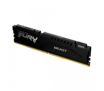 Mémoire Kingston 8GB 5200MHz DDR5 CL40 DIMM FURY Beast Black - Kingston