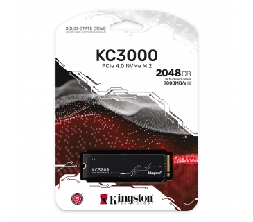 SSD Type M.2 M.2 - 2048Gb - KC3000 PCIe 4.0 NVMe M.2 7000/7000Mo/s - Kingston