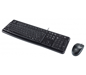 Clavier Logitech keyboard LOGITECH Desk. MK120 Set USB/US - Layout international [bk] rt - Logitech