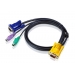 KVM CABLE PS/2 SPDB 15M TO HDSUB 15M - 2x MINIDIN 6 M/M - 2M
