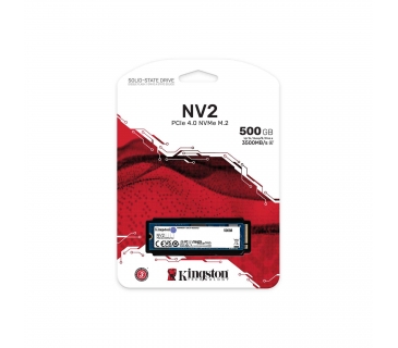 SSD Type M.2 M.2 - 500Gb NV2 - PCIe 4.0 NVMe - 3500/2100S/sec - Kingston