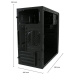 Boîtier LC-Power Micro ATX 2014MB o.N (B) - LC Power