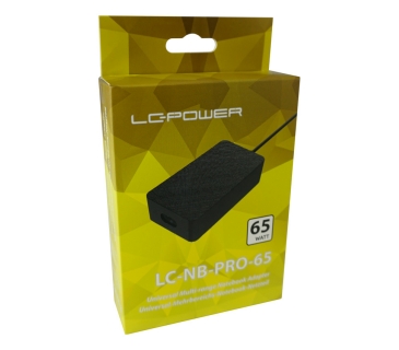 Adaptateur Secteur / Batterie LC-Power Notebook LC-NB-PRO-65 65W 18,5-20V retail - LC Power