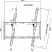 Conceptronic 32 -55 FLAT SCR TILT WM Brack