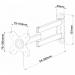 Techly Wall Mount LCD TV 13 -30 neigbar 2 Gelenke schw. - Techly