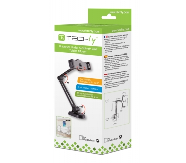 Fixation TFT LCD TV Techly Tablet Wand Halter 4.7 -12.9 - Techly