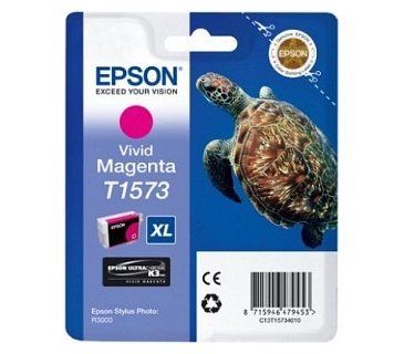Cartouche d encre Epson T1573 inktcartridge vivid Magenta standard capacity Blister - Epson