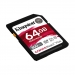 KINGSTON 64GB Canvas React Plus SDXC UHS-II 300R/260W U3 V90 for Full HD/4K/8K - Kingston