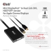 Club3D Adapter MiniDisplayport DVI DualLink HDCP Off St/Bu retail