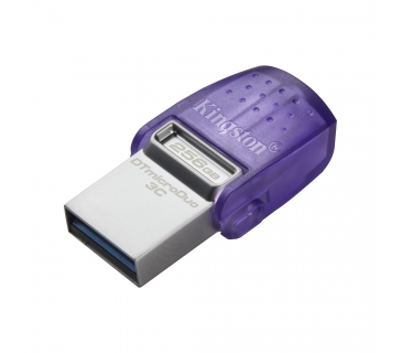 Mémoire USB Kingston 256GB DT MICRODUO 3C 200MB/s DUAL USB-A - Kingston