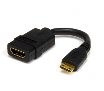 Adaptateur Ecran Startech 5in High Speed HDMI Cable with Ethernet- HDMI to HDMI Mini- F/M - Startech