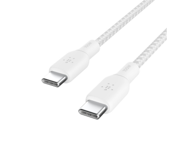 Câble USB BELKIN 100w USB-C to USB-C Braided Cable 2M - Belkin