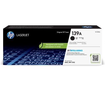 Toner HP 139A Black Org LaserJet Toner UK only - HP
