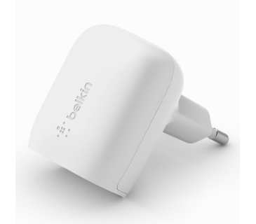 Câble USB 20W USB-C PD PPS WALL CHARGER WHITE - Belkin