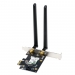 Carte Réseau Wifi Asus PCE-AXE5400 WiFi 6E PCI-E avec 2 antennes externes - Asus