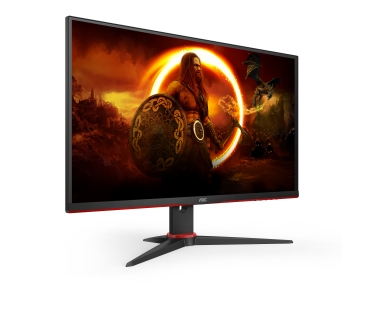 Moniteur Aoc 27.0 inch - 2560x1440 VA 155Hz Panel QHD Flat Fixed base Q27G2E/BK - Aoc
