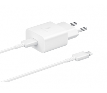 Charger Samsung Galaxy Power Adapter USB Type C 15W White - Samsung