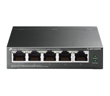 Hub Switch TP-Link 5-Port Gigabit Easy Smart Switch with 4-Port PoE+ - TP-Link