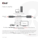 Club3D DisplayPort 1.4 to HDMI 4K120Hz/8K60Hz HDR Active adapter M/F