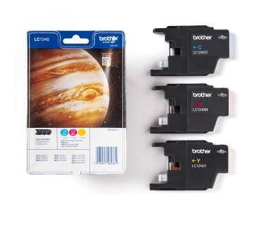 Cartouche d encre Brother INK Cartridge LC-1240 RAINBOW 1XLC-1240 C M Y Blister IN - Brother