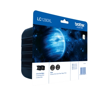 Cartouche d encre Brother INK Cartridge LC-1280XLBK TWIN PACK 2XLC-1280XLBK Blister IN - Brother