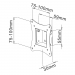 Techly Wall Mount for LCD/LED TV 13-30 Black - Techly